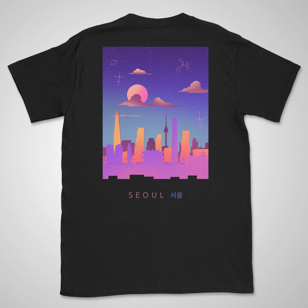 Seoul Sky | back print ❀ T-shirt