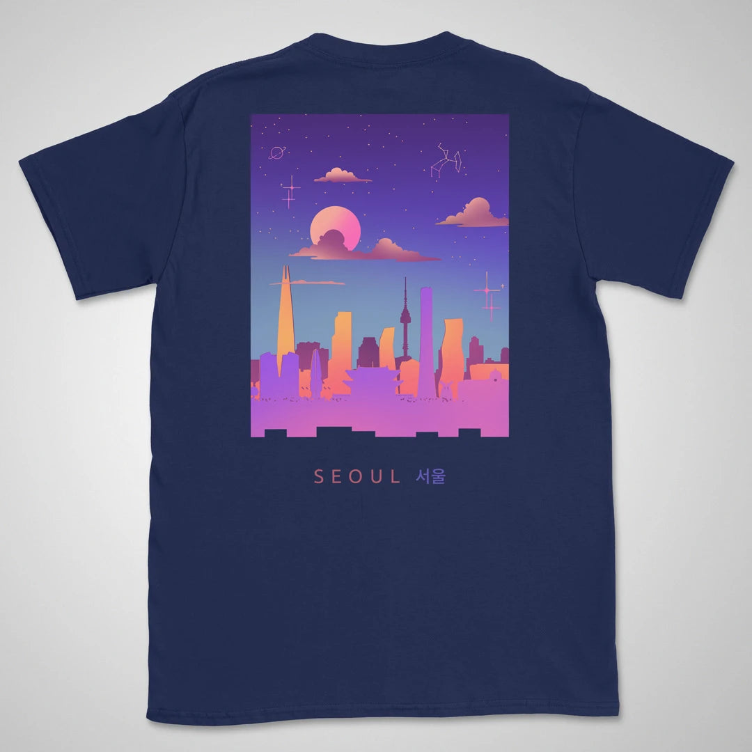 Seoul Sky | back print ❀ T-shirt