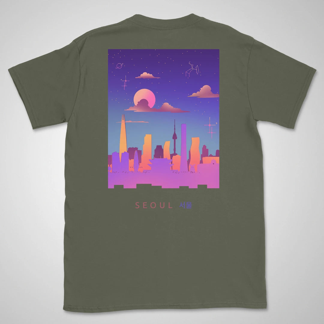 Seoul Sky | back print ❀ T-shirt