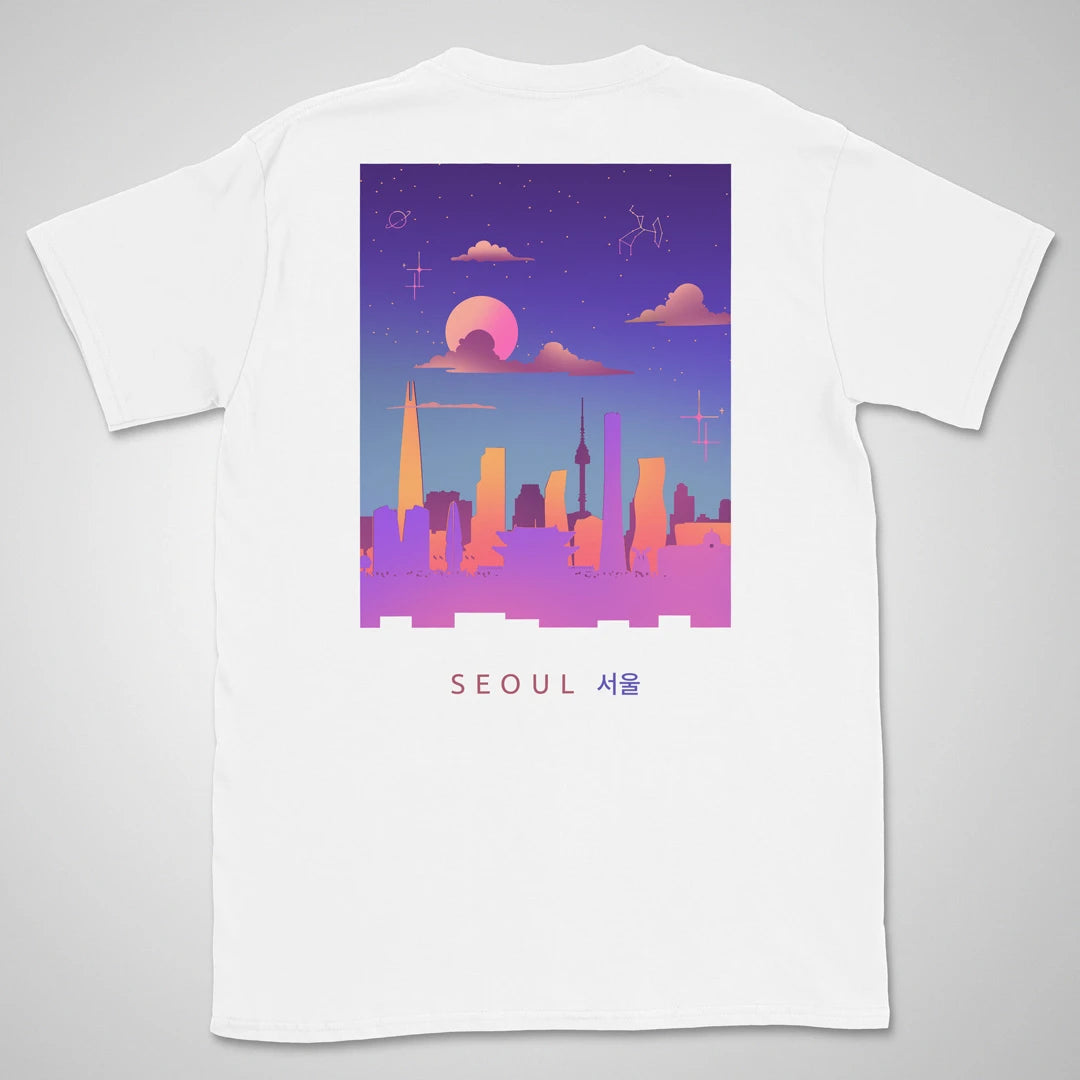 Seoul Sky | back print ❀ T-shirt