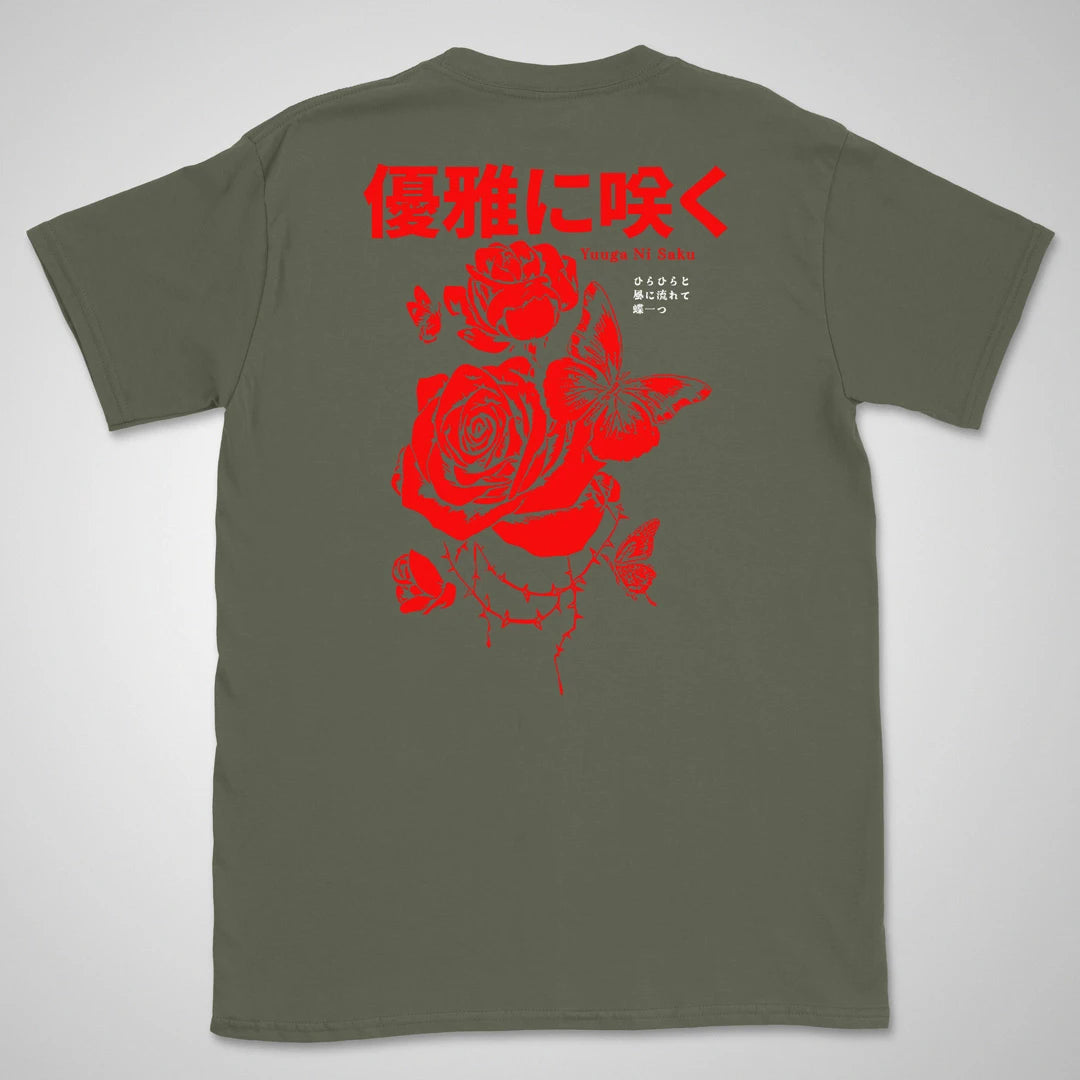 Yuuga ni saku | back print ❀ T-shirt
