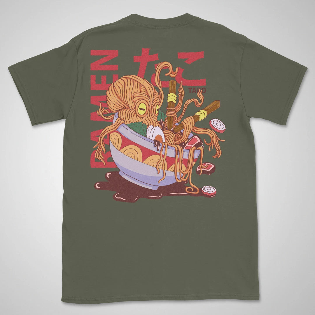 Tako Ramen | back print ❀ T-shirt