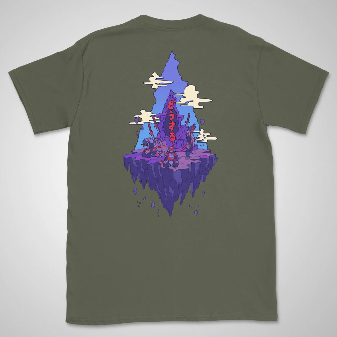 What Now, Samurai? | back print ❀ T-shirt