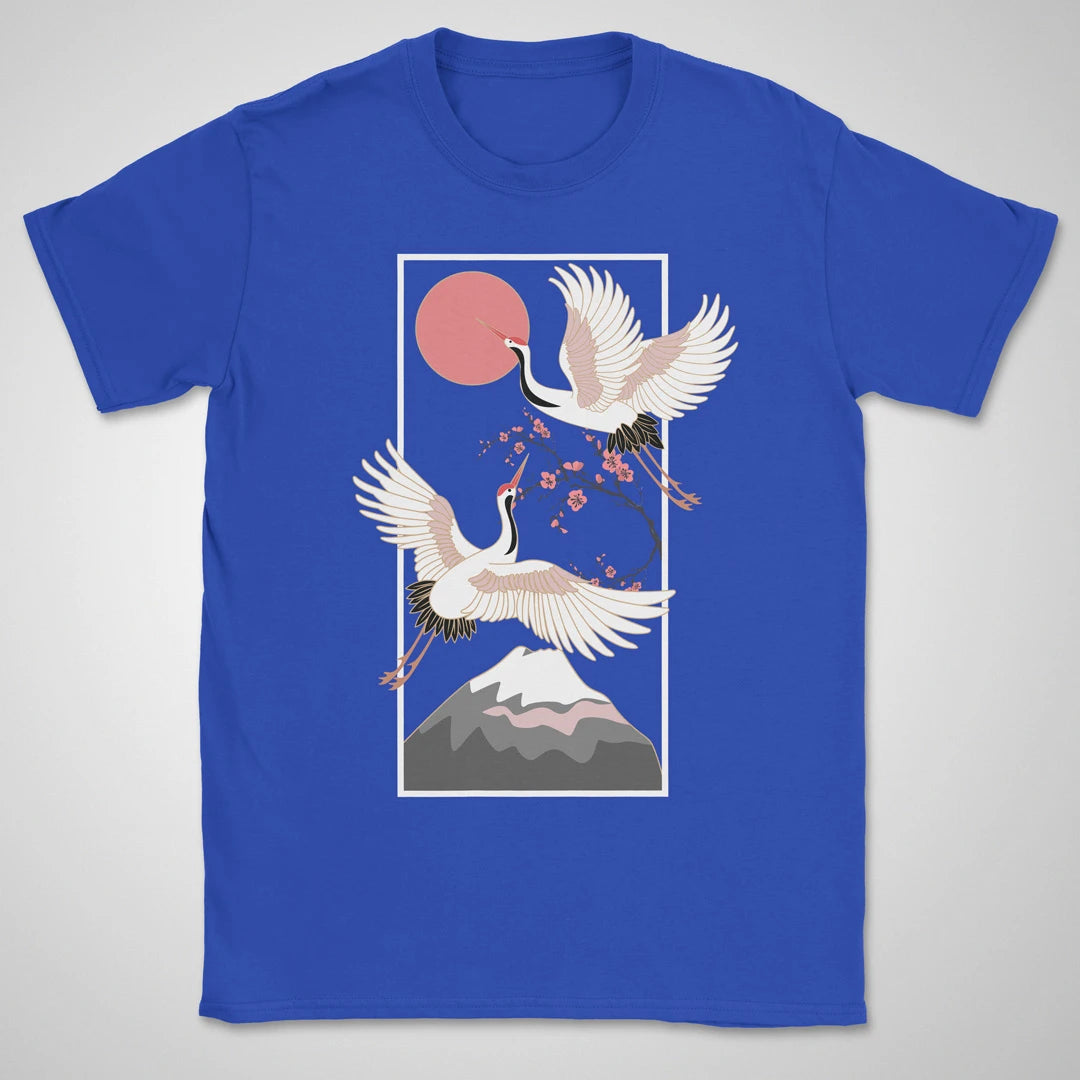 Cranes Over Fuji ❀ T-shirt