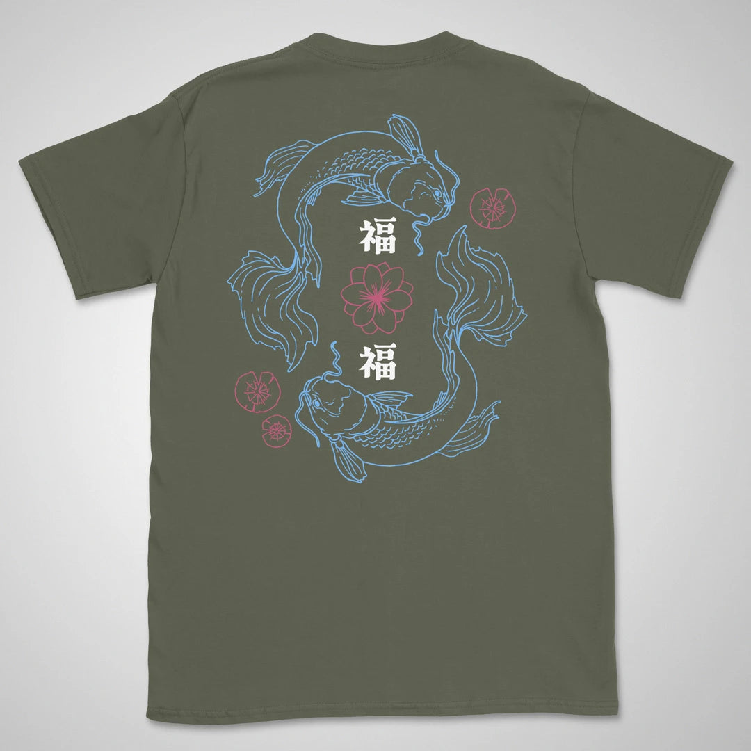 Good Fortune x2 | back print ❀ T-shirt