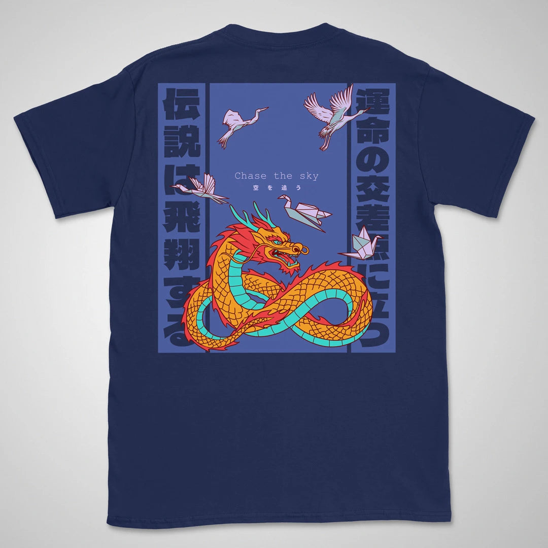 Chase The Sky Gen1 | back print ❀ T-shirt