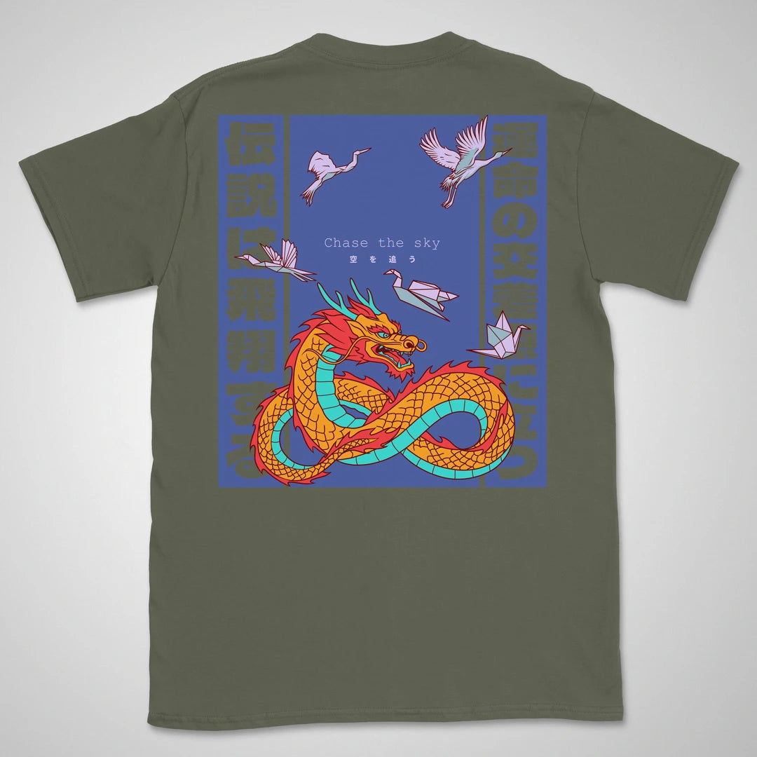 Chase The Sky Gen1 | back print ❀ T-shirt
