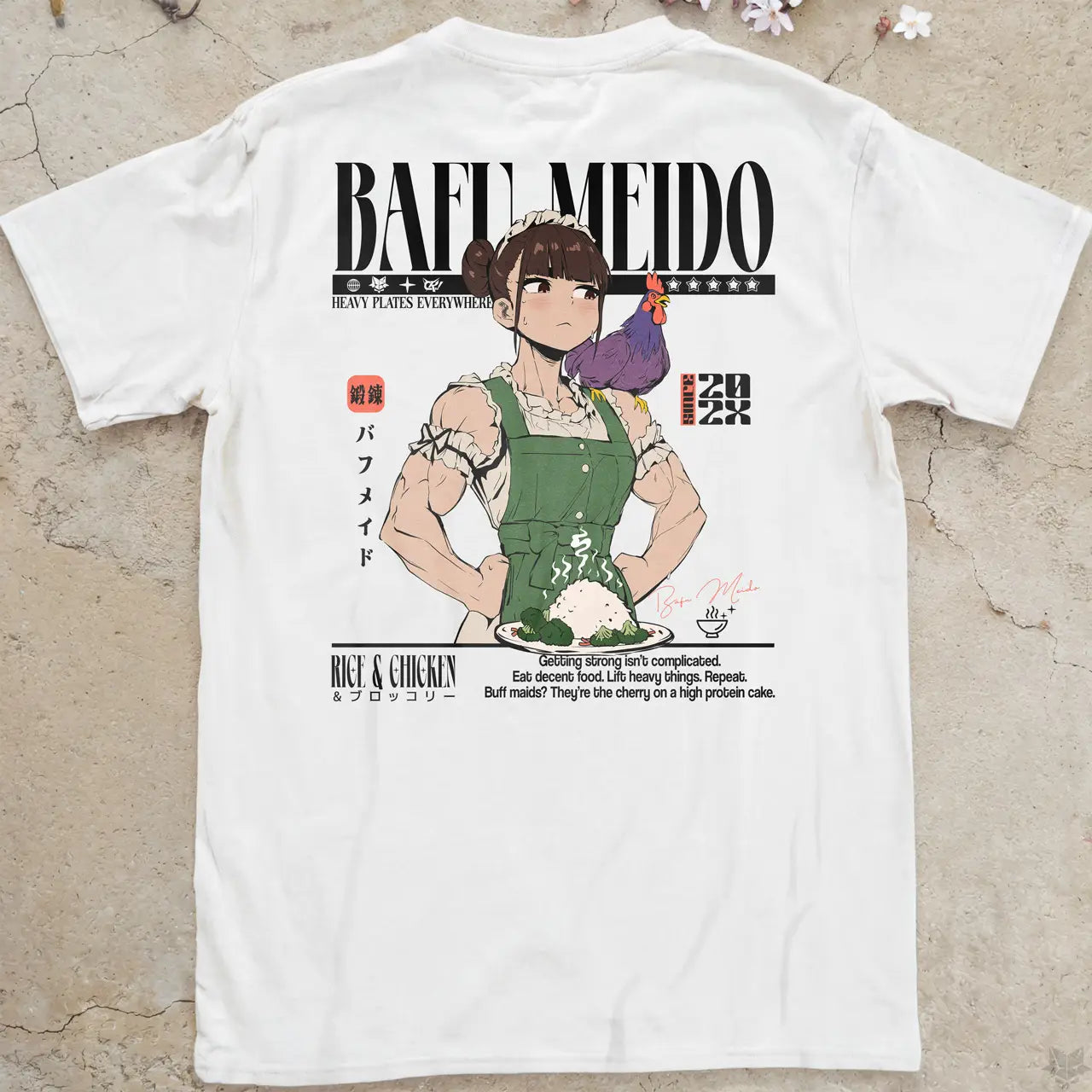 Bafu Meido Gen1 | back print ❀ T-shirt
