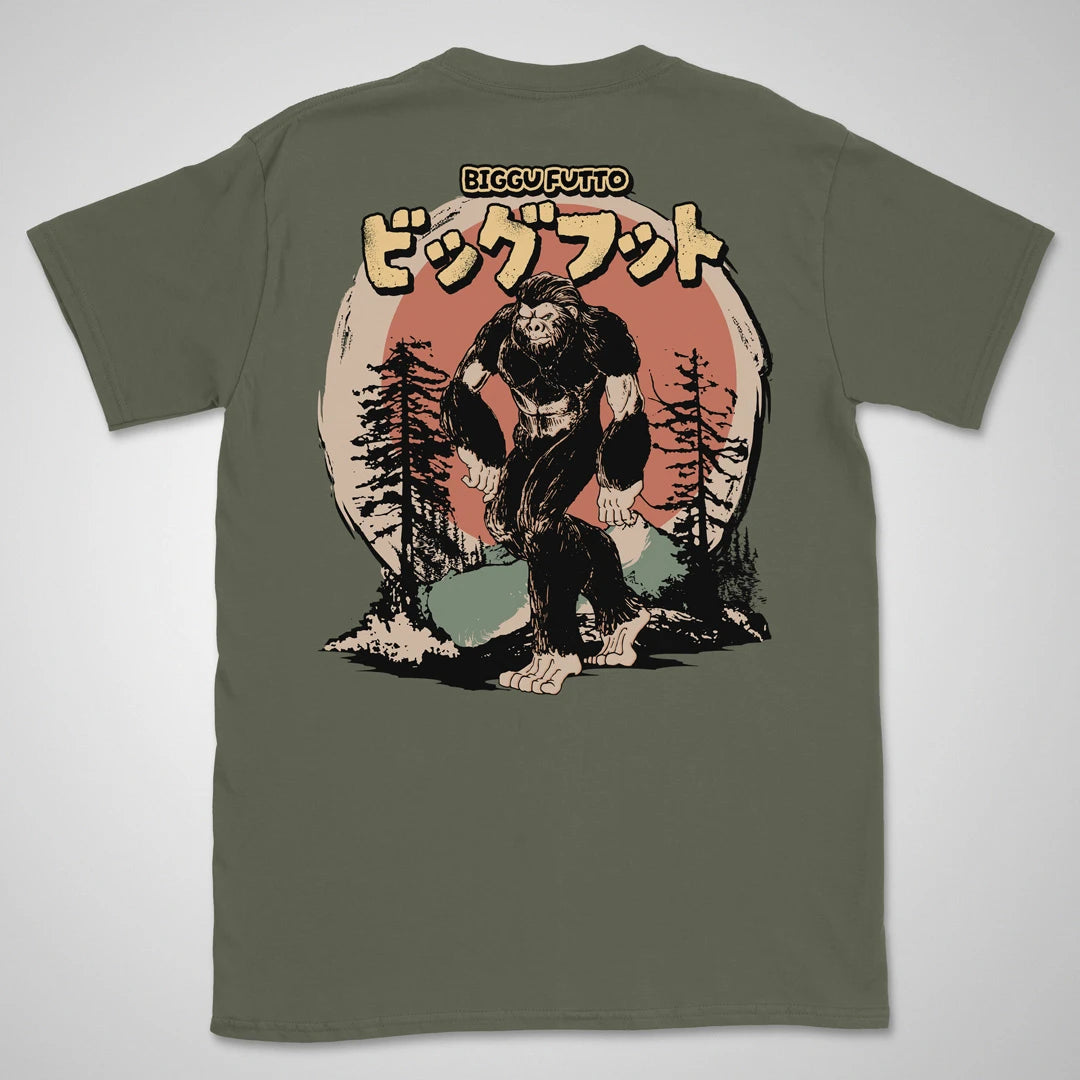 Biggu Futto | back print ❀ T-shirt