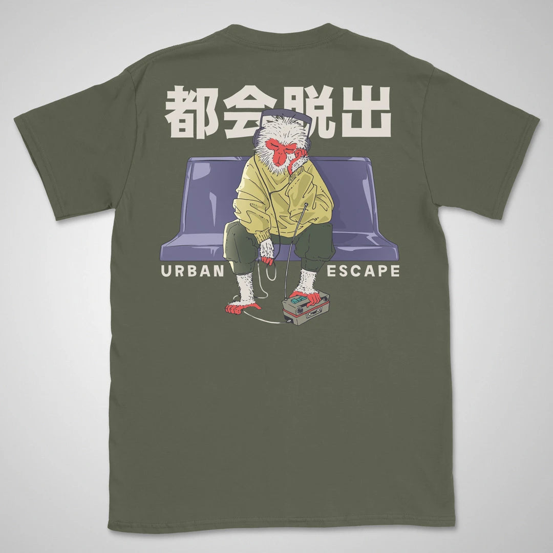 Urban Escape | back print ❀ T-shirt