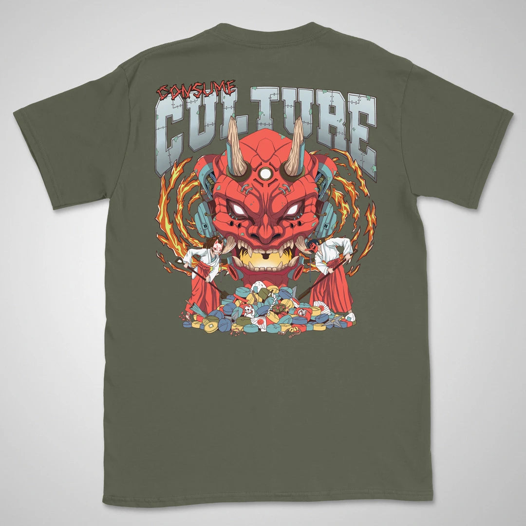 Consume Culture | back print ❀ T-shirt