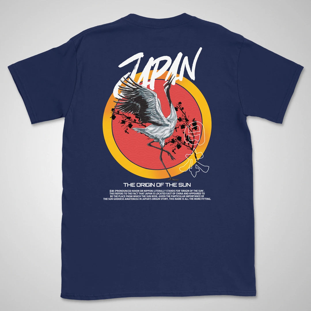 Nippon Crane | back print ❀ T-shirt
