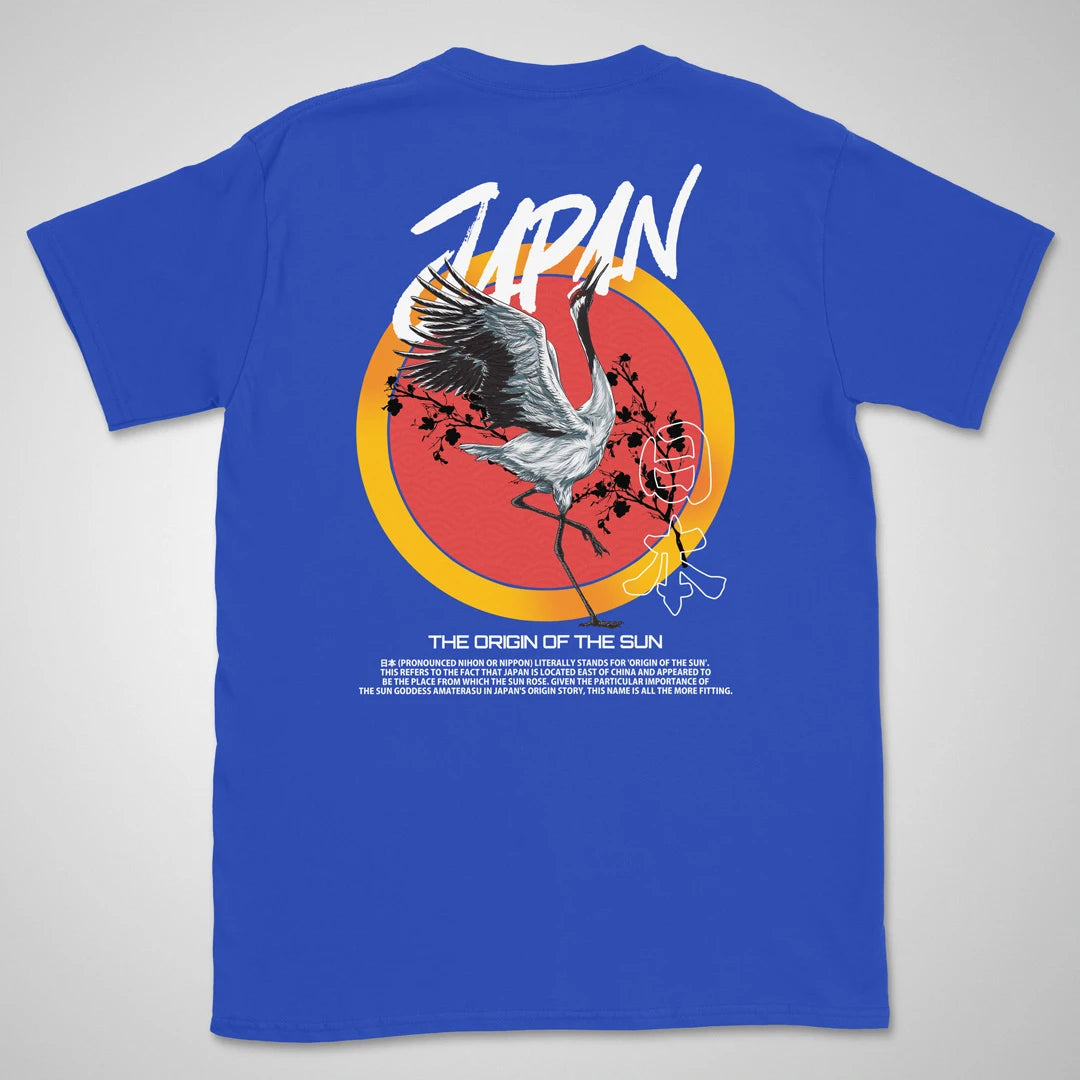 Nippon Crane | back print ❀ T-shirt