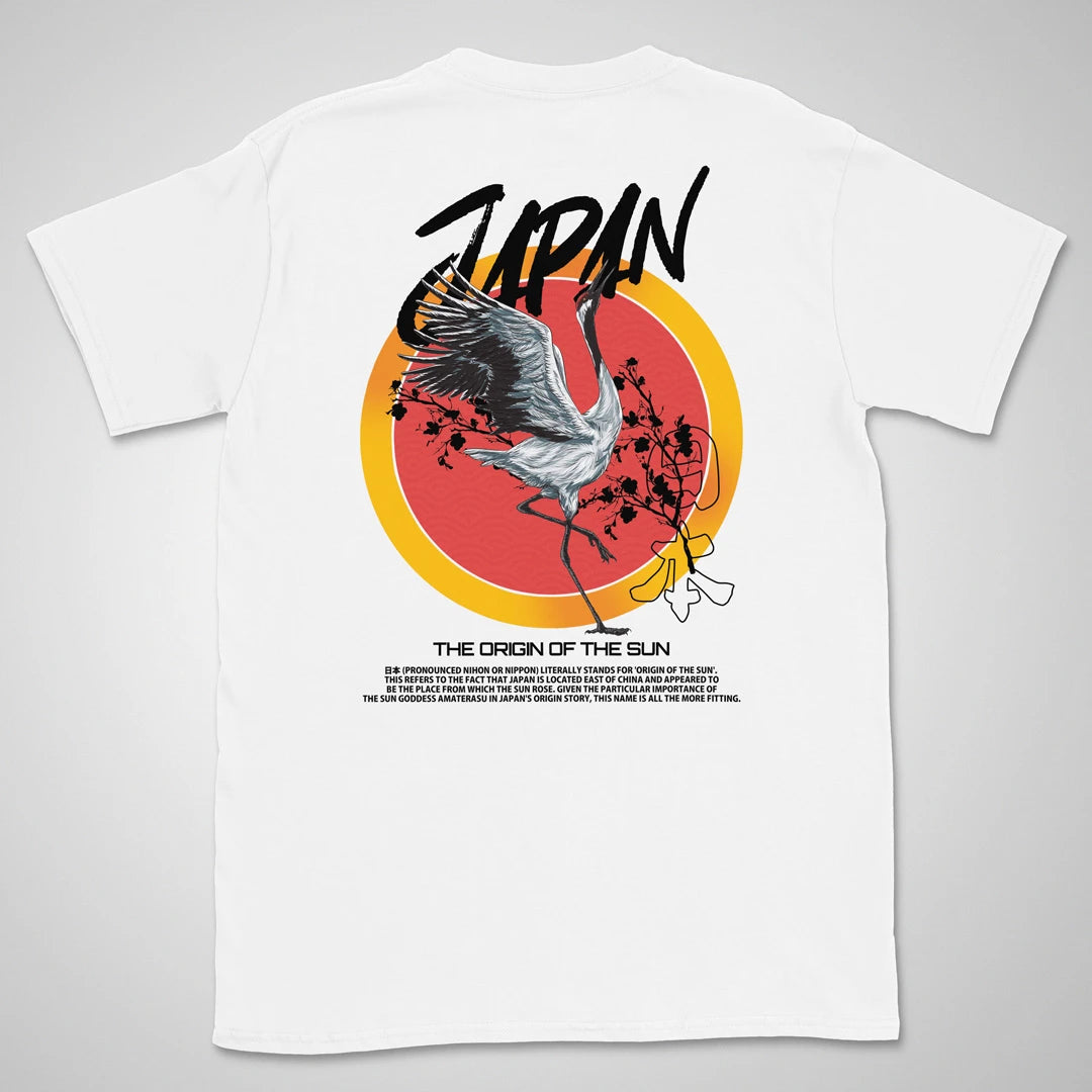 Nippon Crane | back print ❀ T-shirt