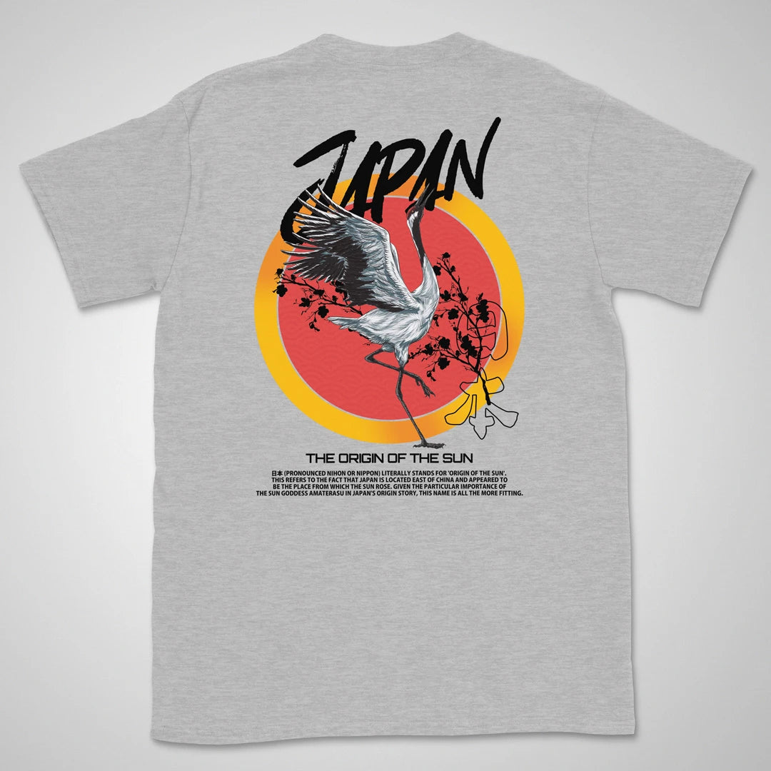 Nippon Crane | back print ❀ T-shirt