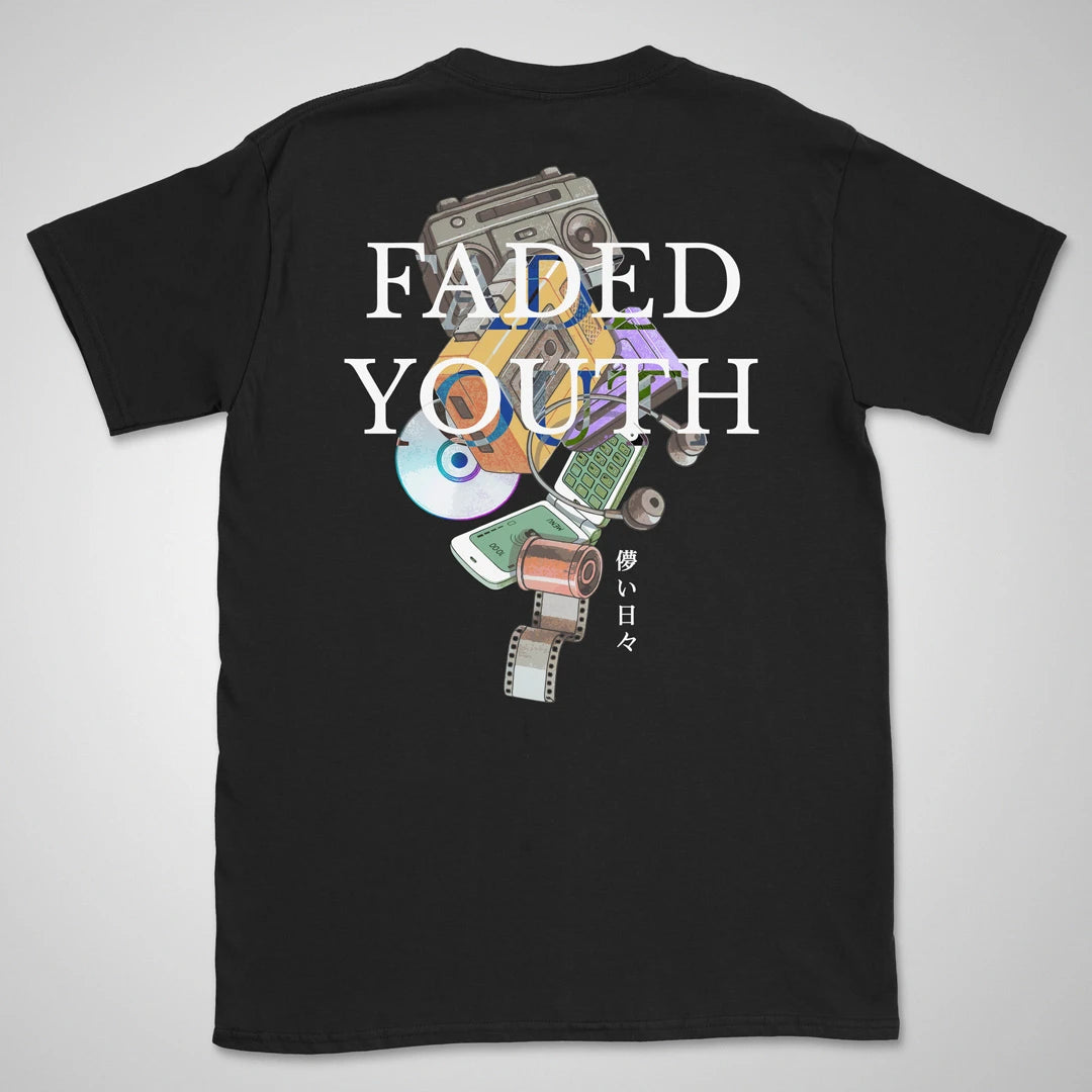 Faded Youth | back print ❀ T-shirt