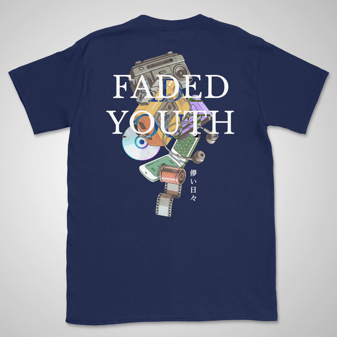 Faded Youth | back print ❀ T-shirt