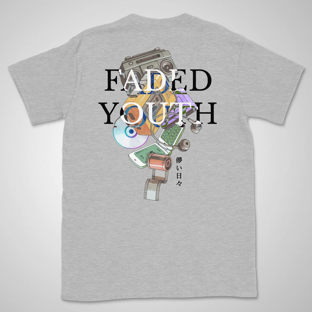 Faded Youth | back print ❀ T-shirt