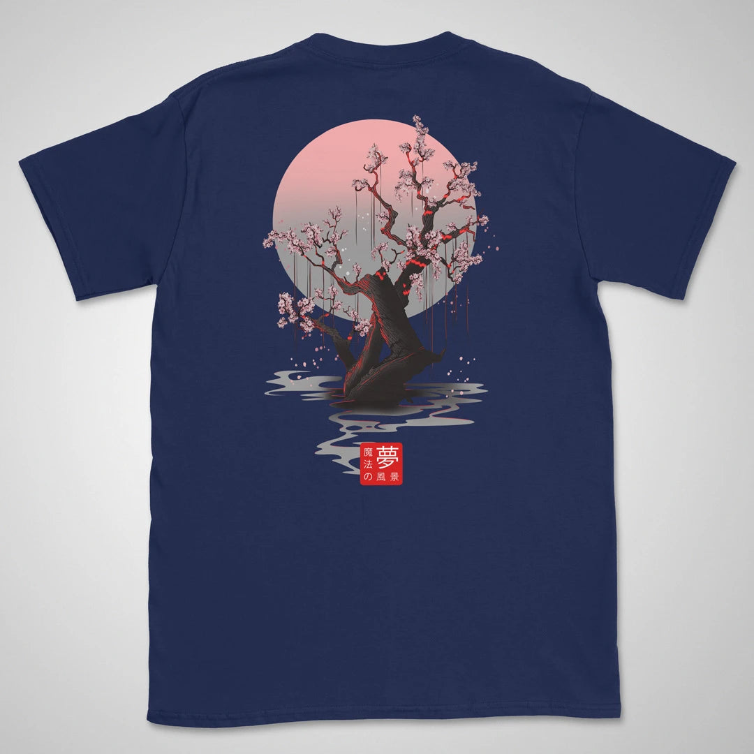 Sakura Moon | back print ❀ T-shirt