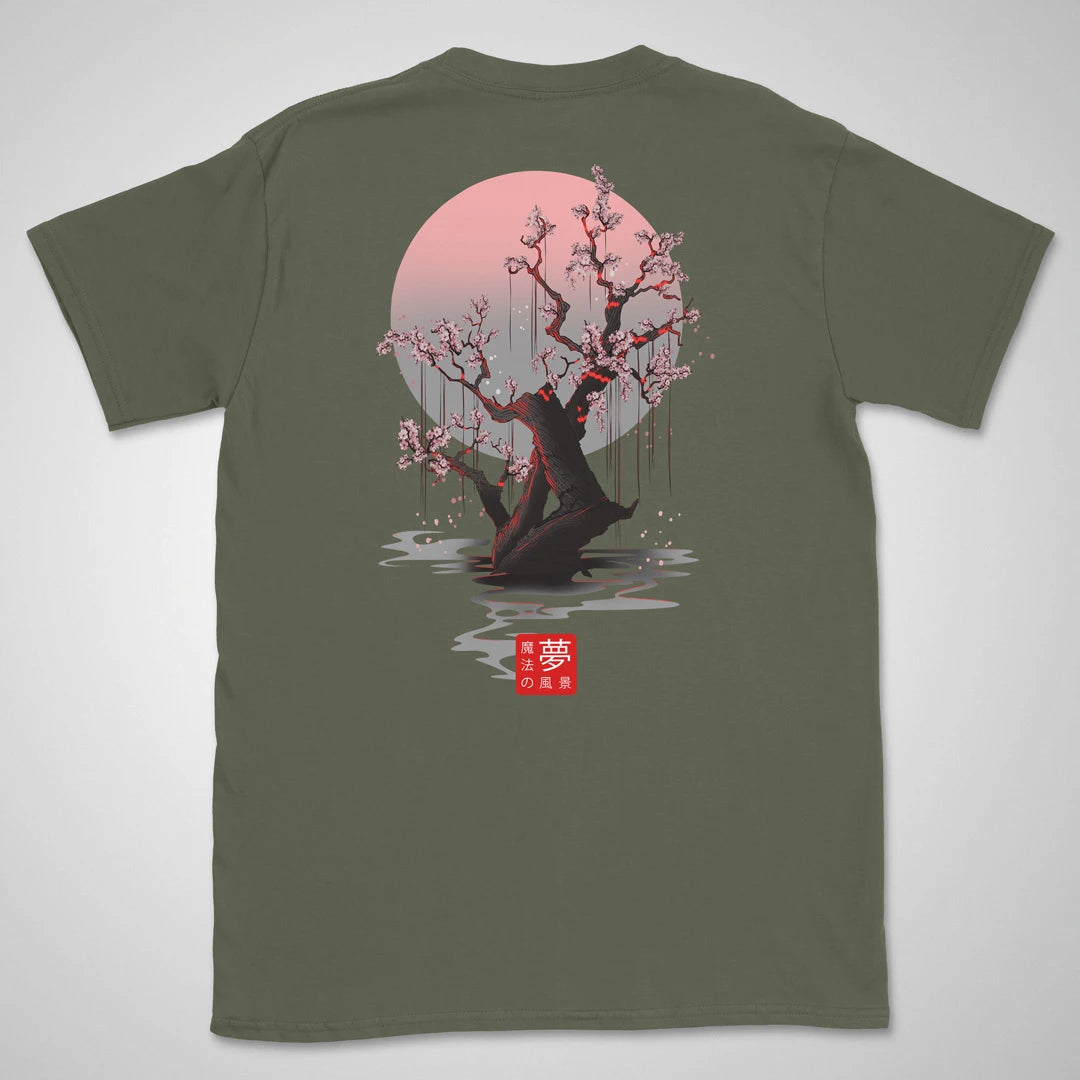 Sakura Moon | back print ❀ T-shirt