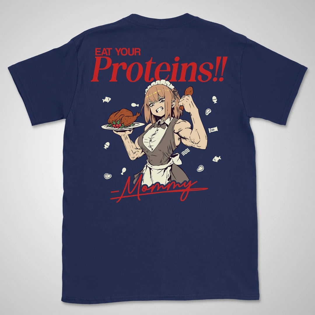 Eat Your Proteins | back print ❀ T-shirt