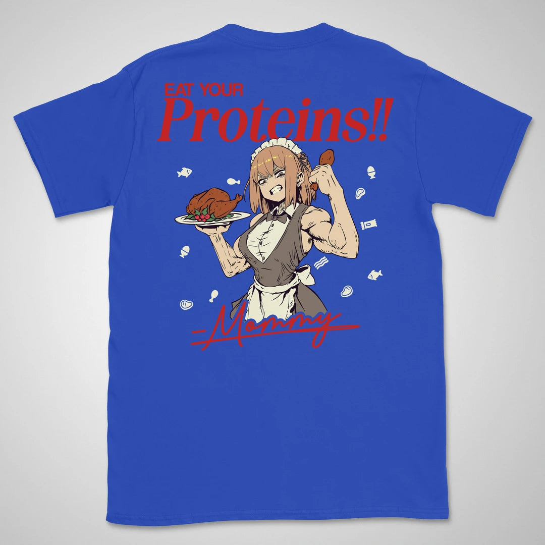 Eat Your Proteins | back print ❀ T-shirt