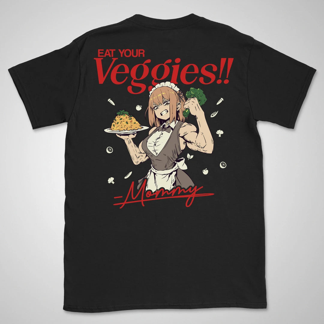 Eat Your Veggies | back print ❀ T-shirt