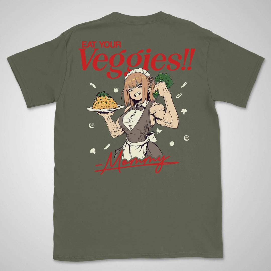 Eat Your Veggies | back print ❀ T-shirt
