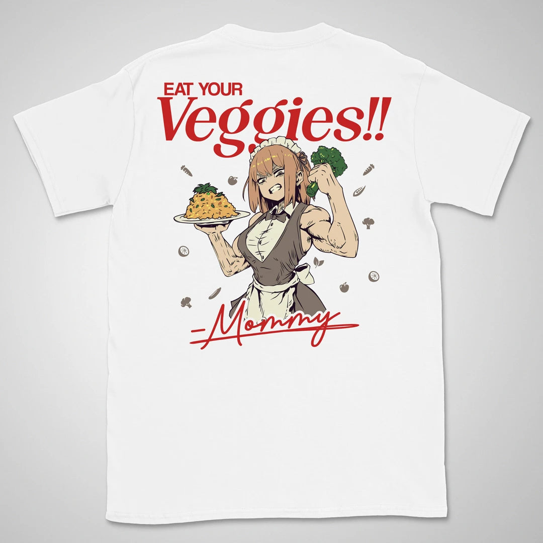 Eat Your Veggies | back print ❀ T-shirt