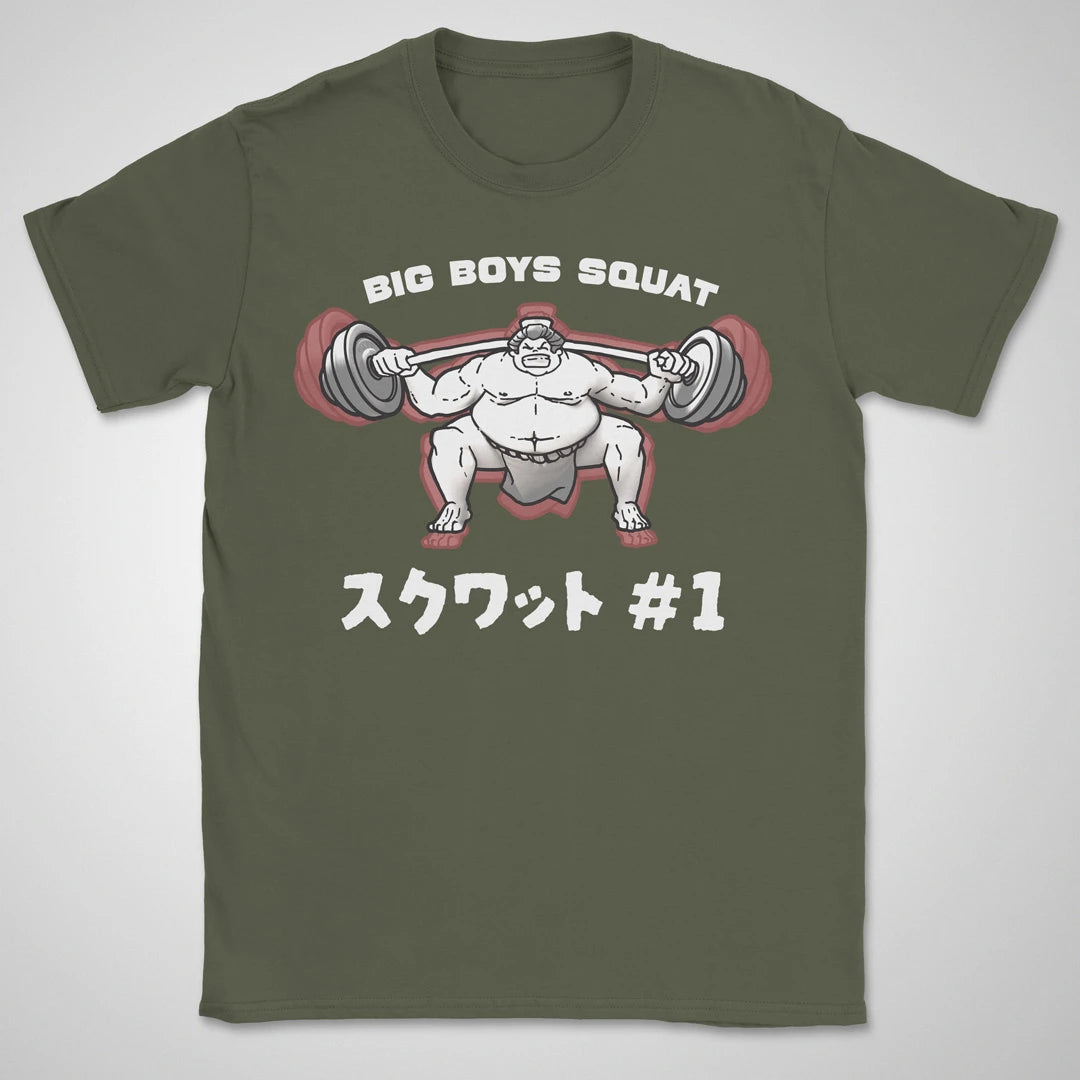 Big Boys Squat ❀ T-shirt