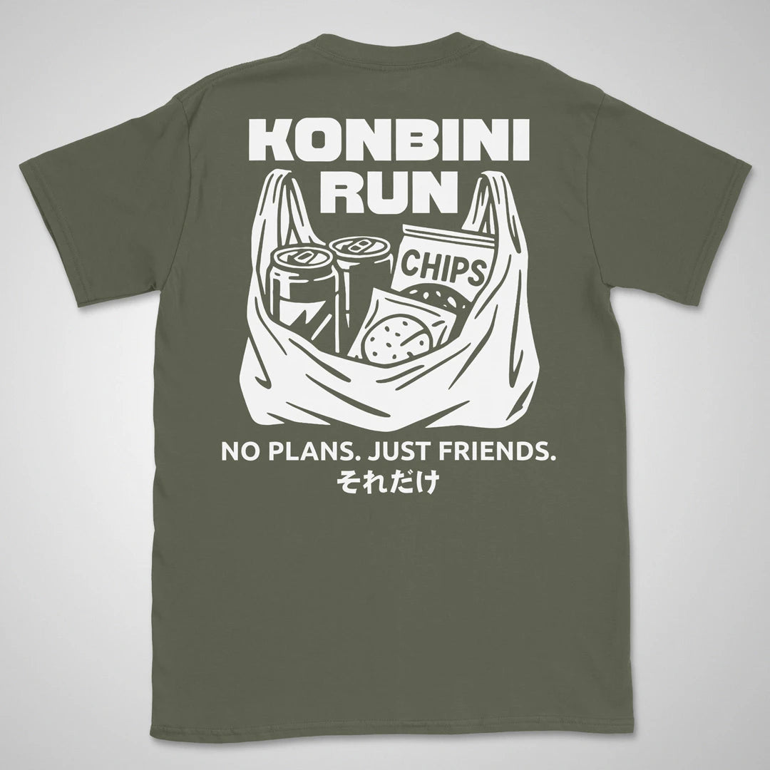 Konbini Run | back print ❀ T-shirt