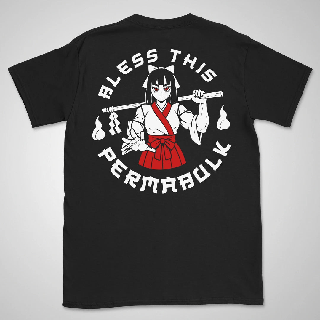 Bless This Permabulk | back print ❀ T-shirt