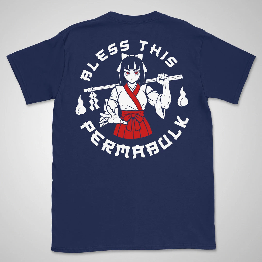 Bless This Permabulk | back print ❀ T-shirt