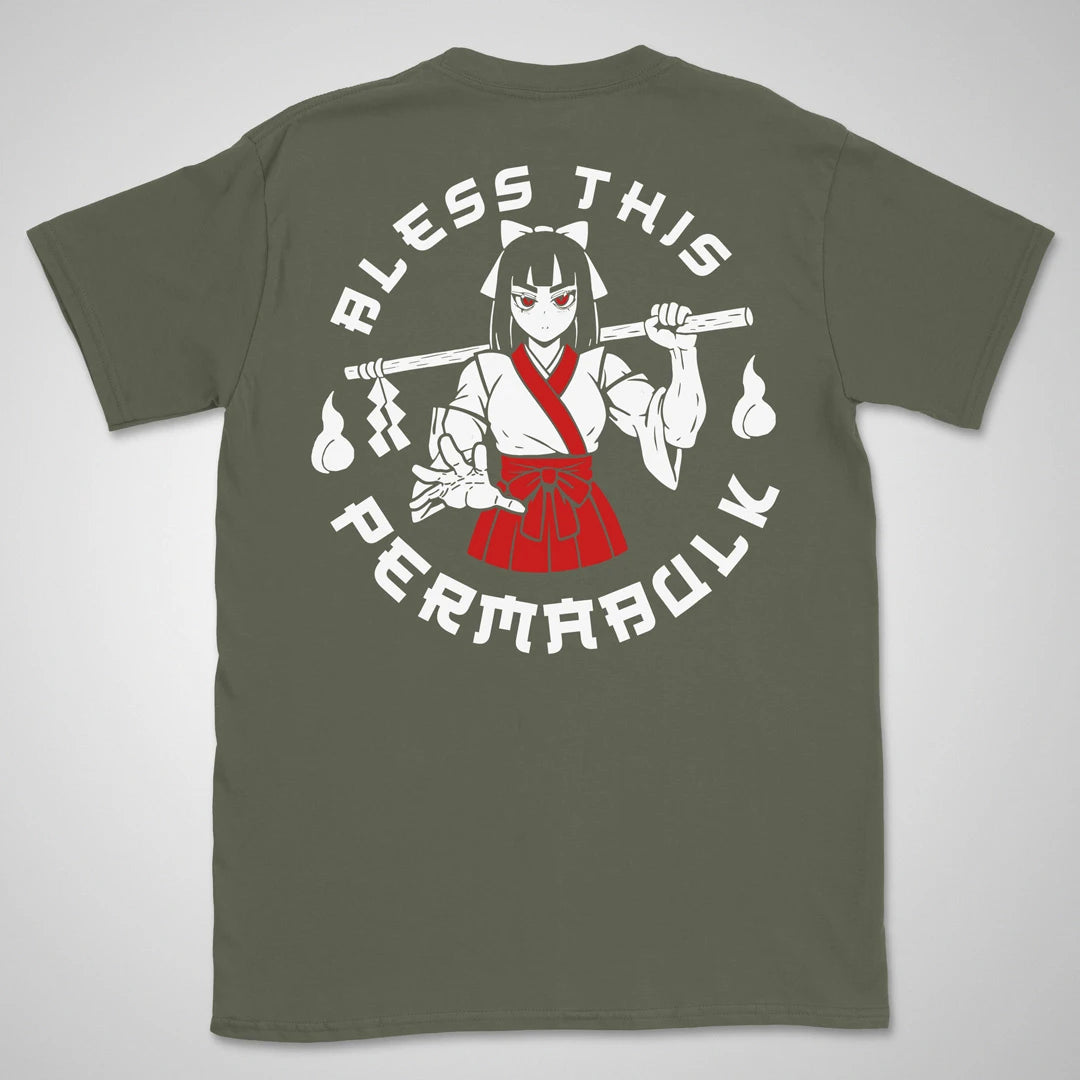 Bless This Permabulk | back print ❀ T-shirt