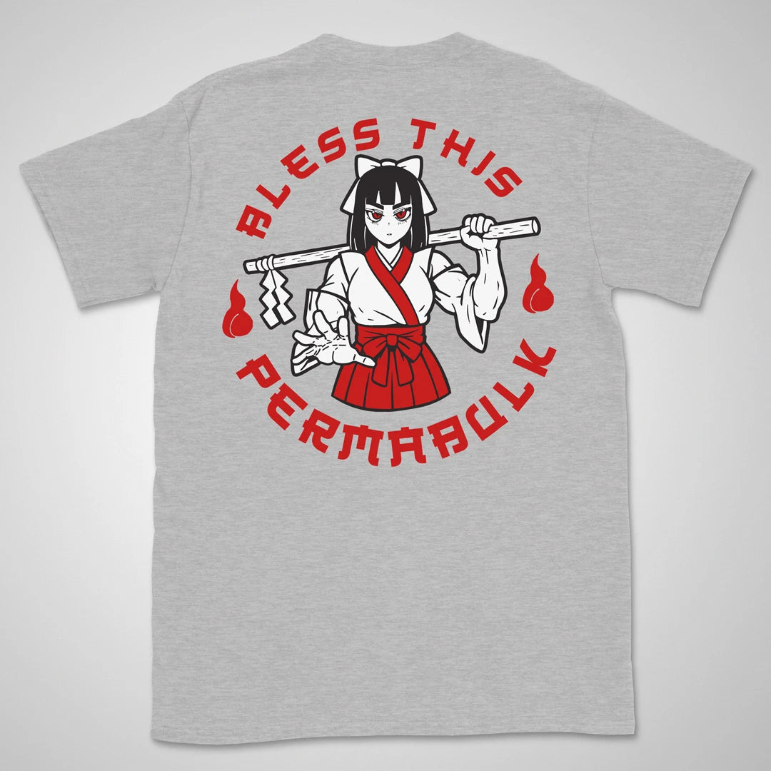 Bless This Permabulk | back print ❀ T-shirt