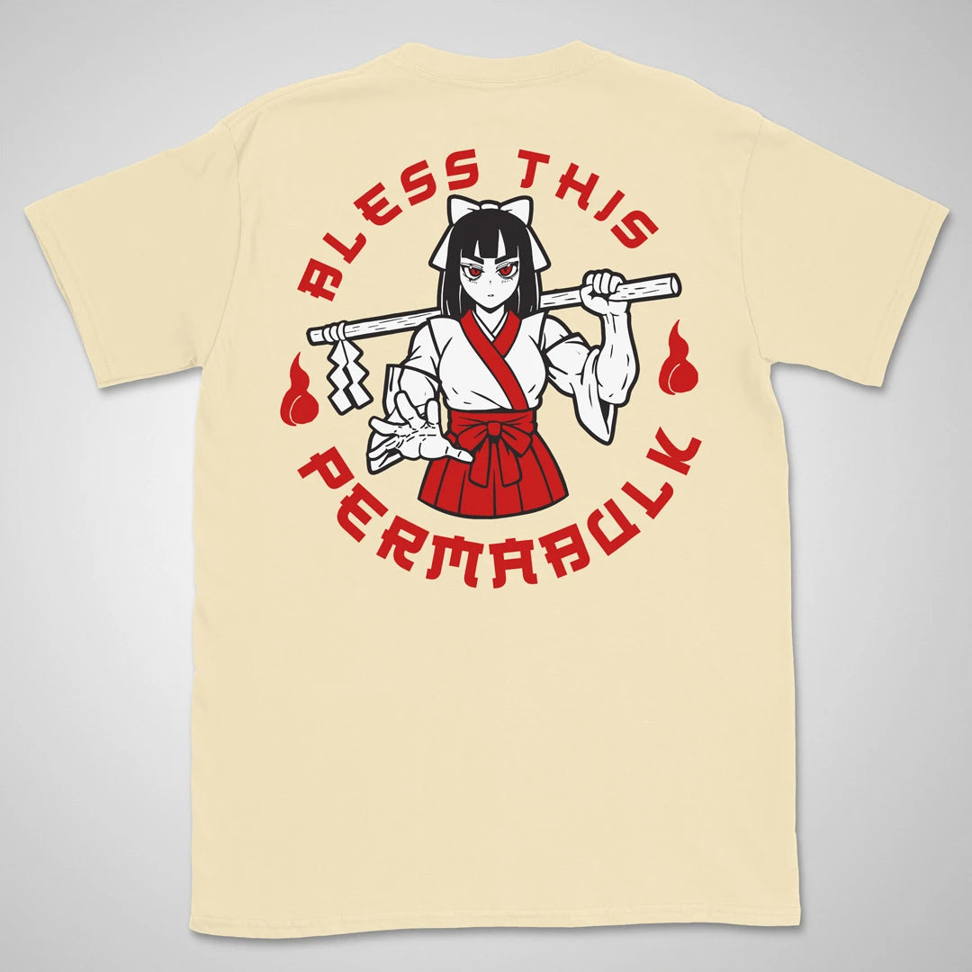 Bless This Permabulk | back print ❀ T-shirt