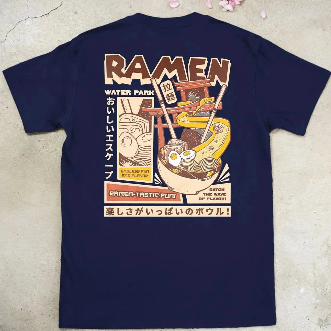 Ramen Water Park | back print ❀ T-shirt