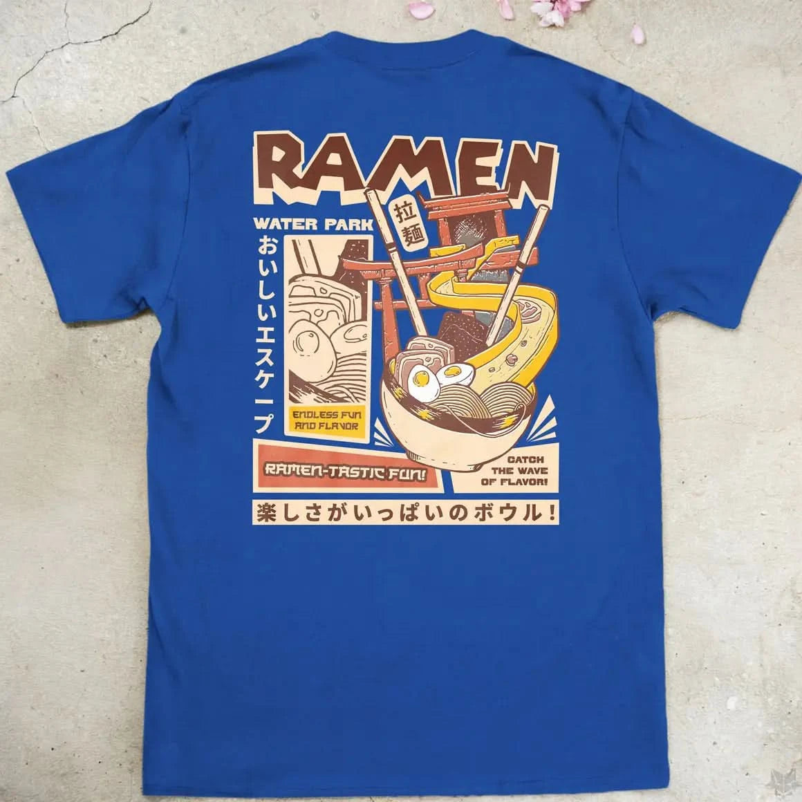 Ramen Water Park | back print ❀ T-shirt