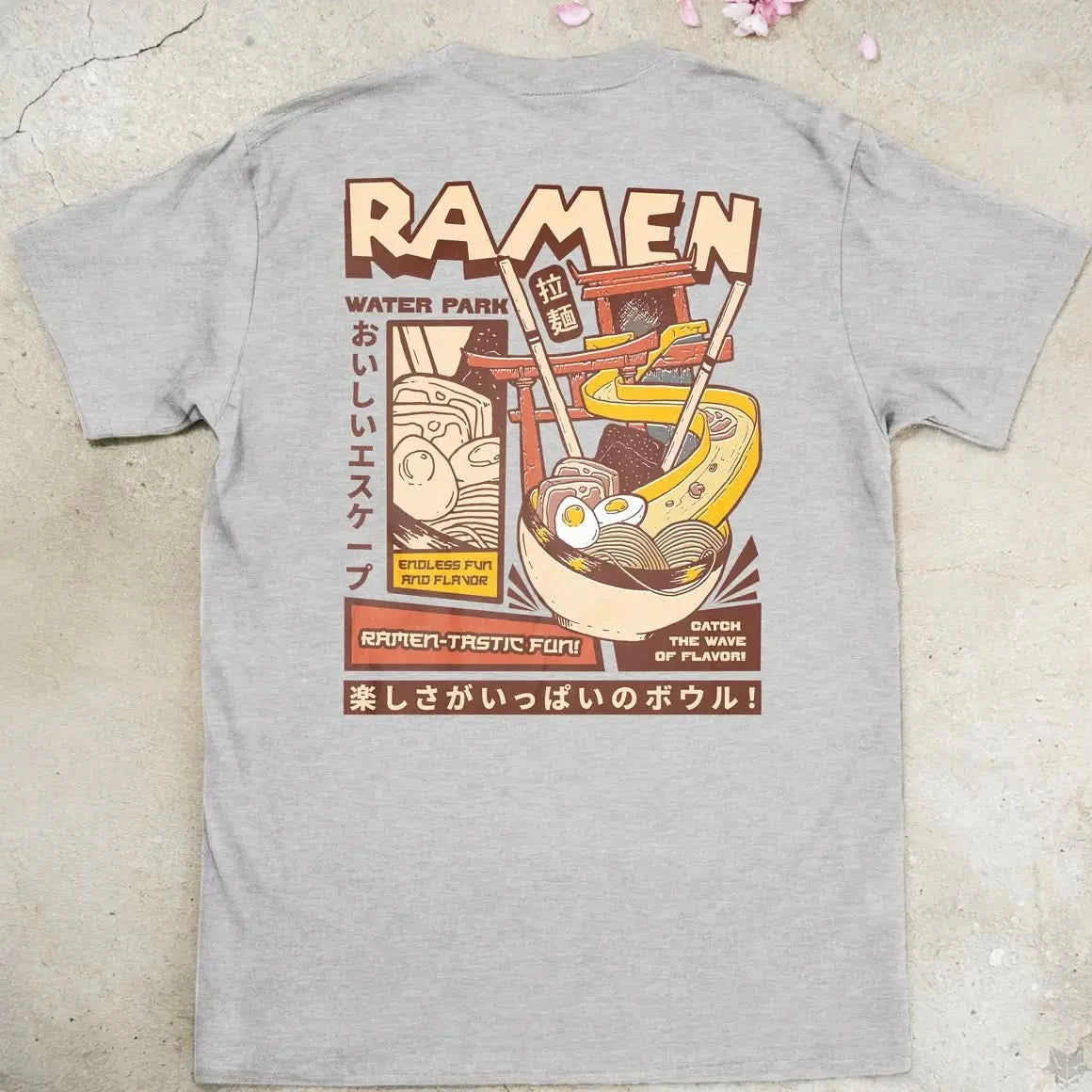 Ramen Water Park | back print ❀ T-shirt