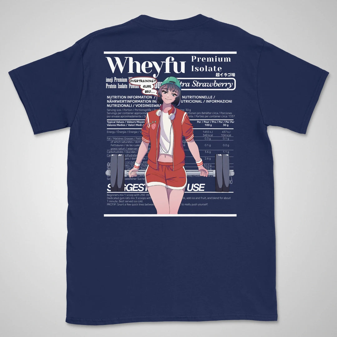 Wheyfu Ultra Strawberry Gen1 | back print ❀ T-shirt