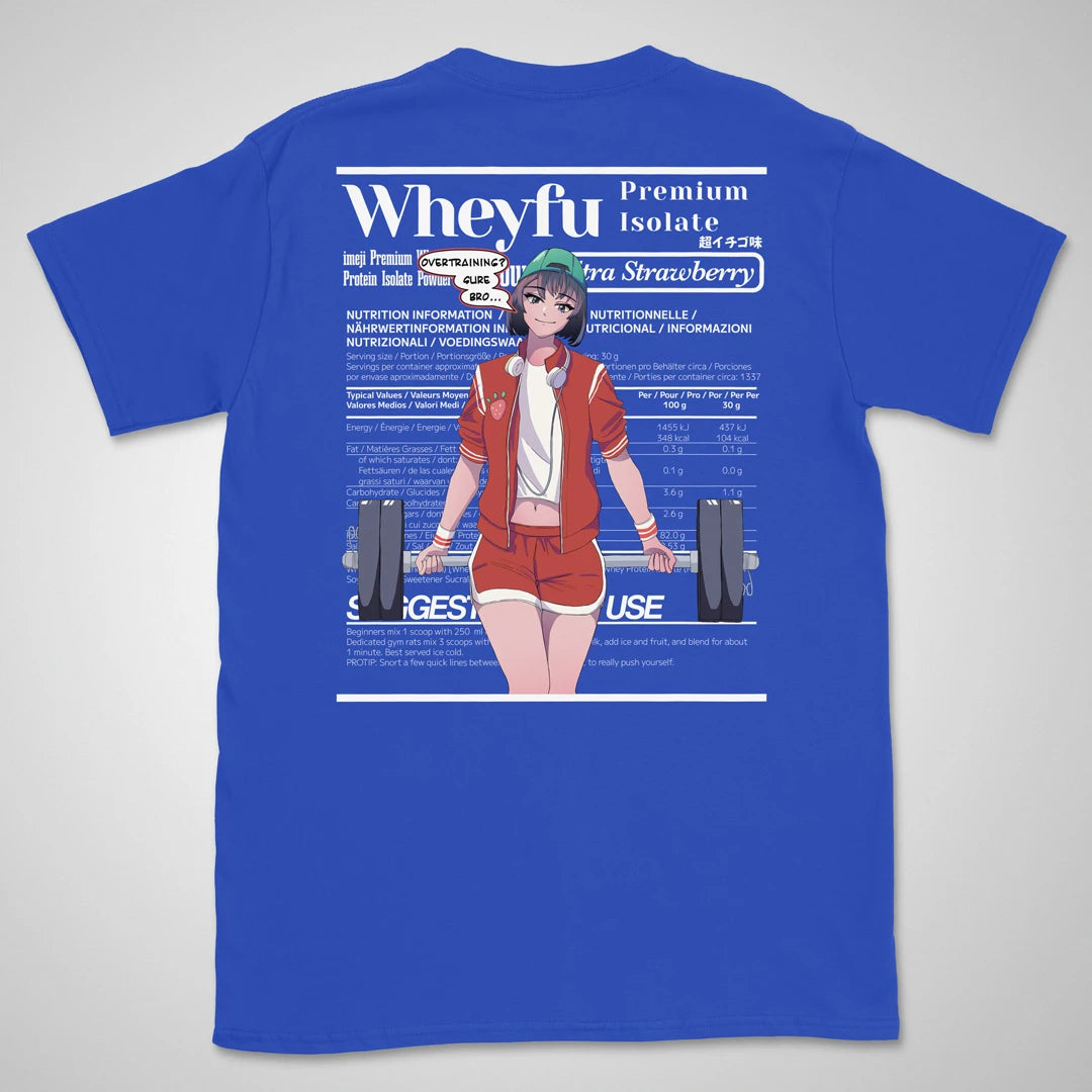 Wheyfu Ultra Strawberry Gen1 | back print ❀ T-shirt