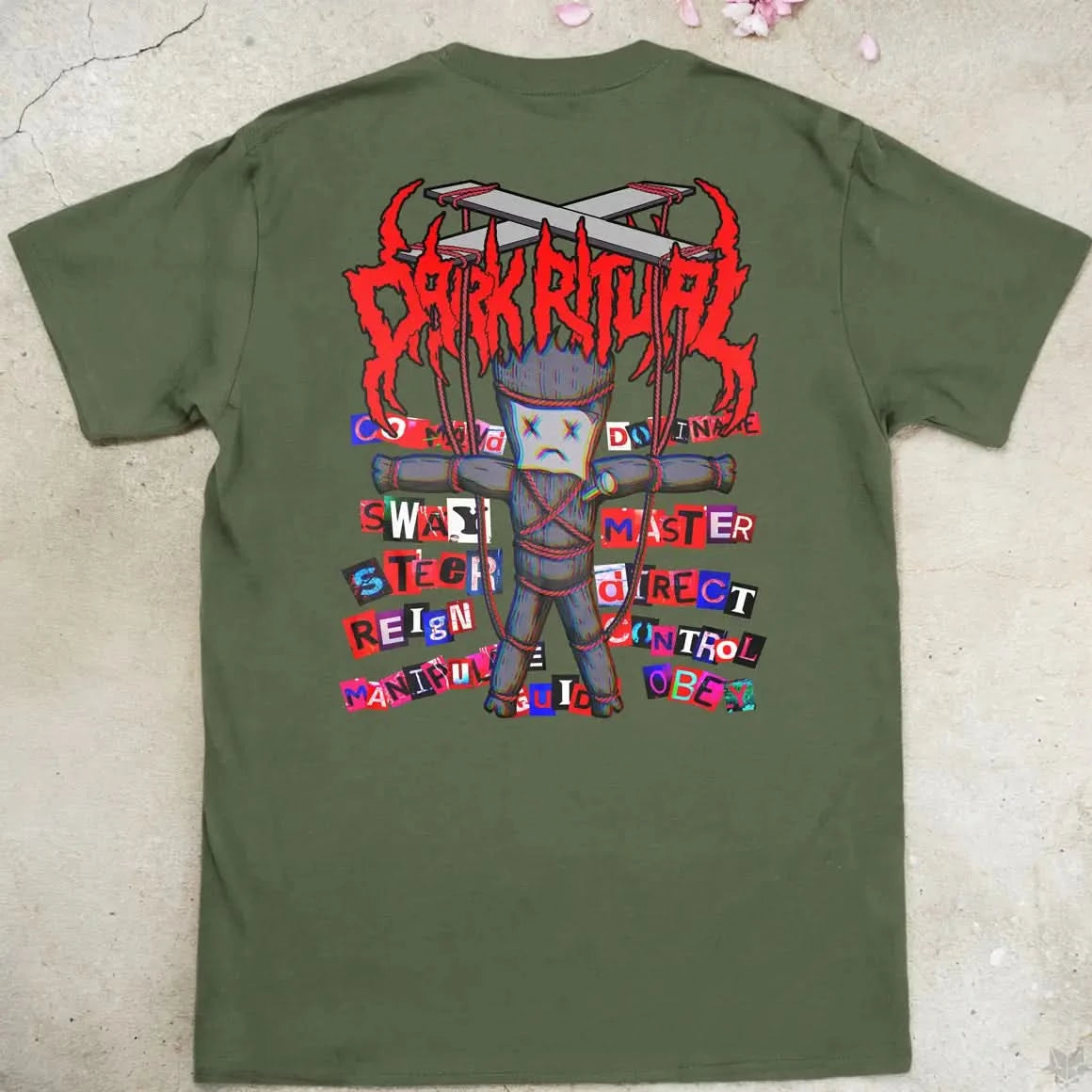Dark Ritual | back print ❀ T-shirt