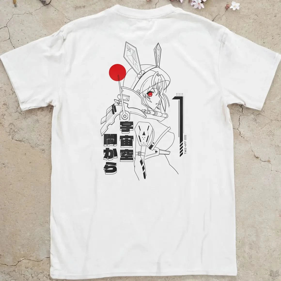 Space Usagi Gen1 | back print ❀ T-shirt