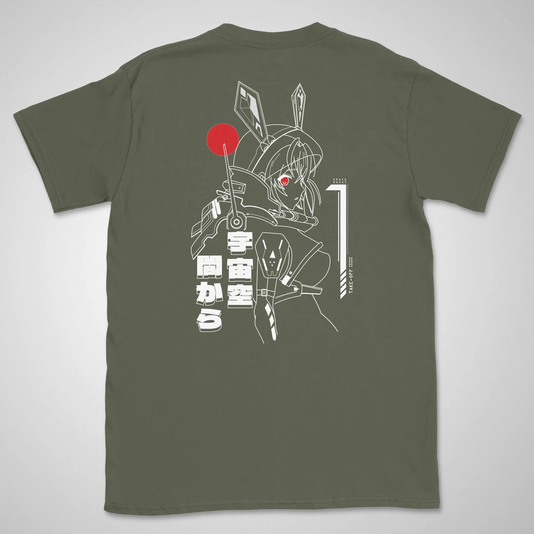 Space Usagi Gen1 | back print ❀ T-shirt