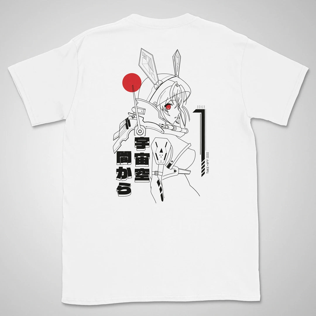 Space Usagi Gen1 | back print ❀ T-shirt