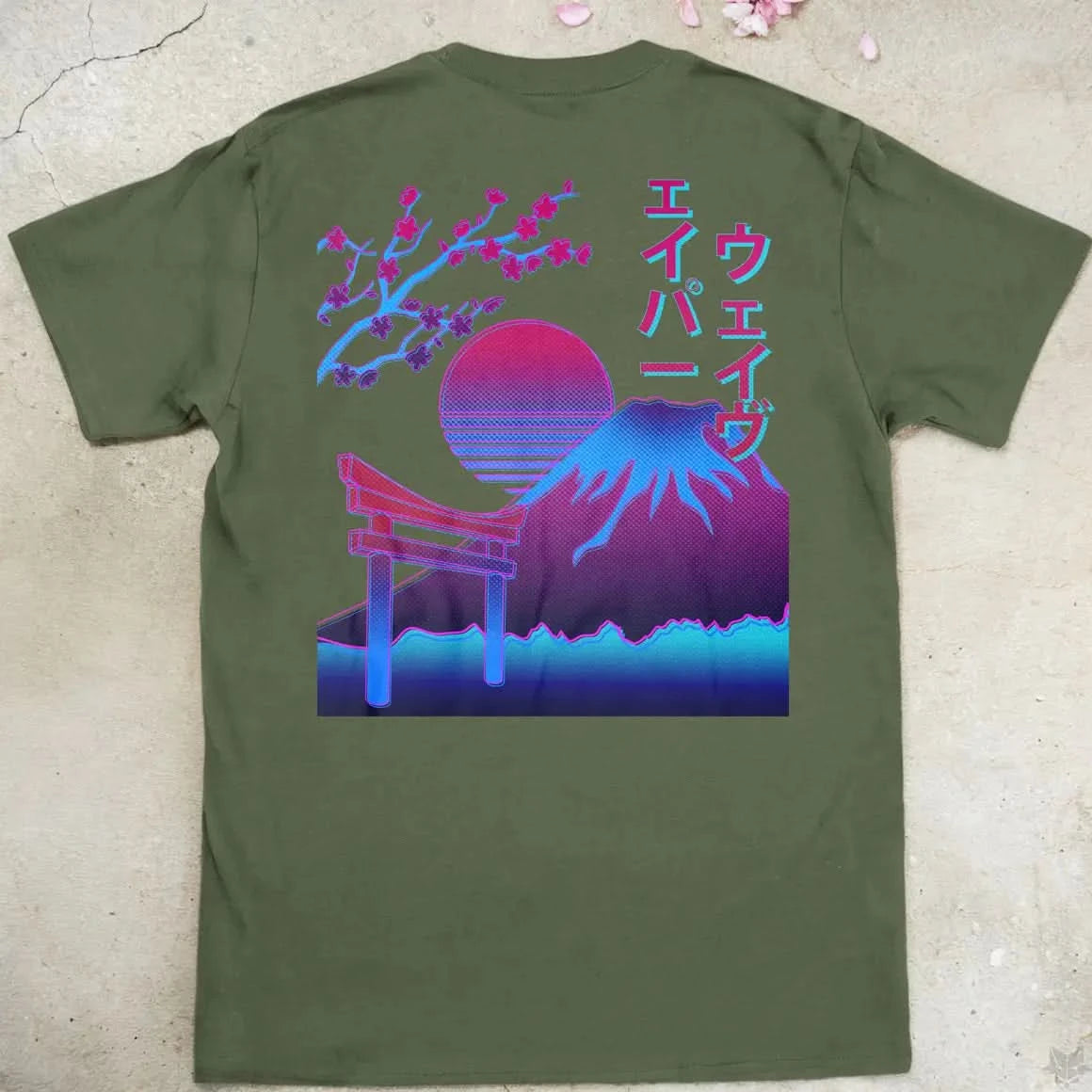 Mt. Vapor-Fuji Gen1 | back print ❀ T-shirt