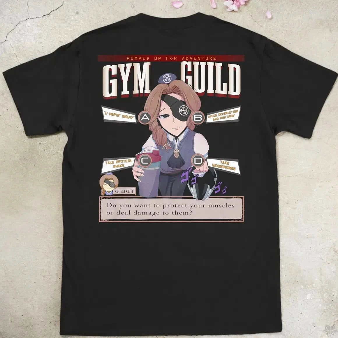 Gym Guild | back print ❀ T-shirt