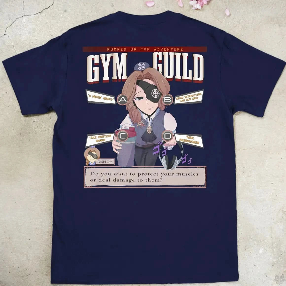 Gym Guild | back print ❀ T-shirt