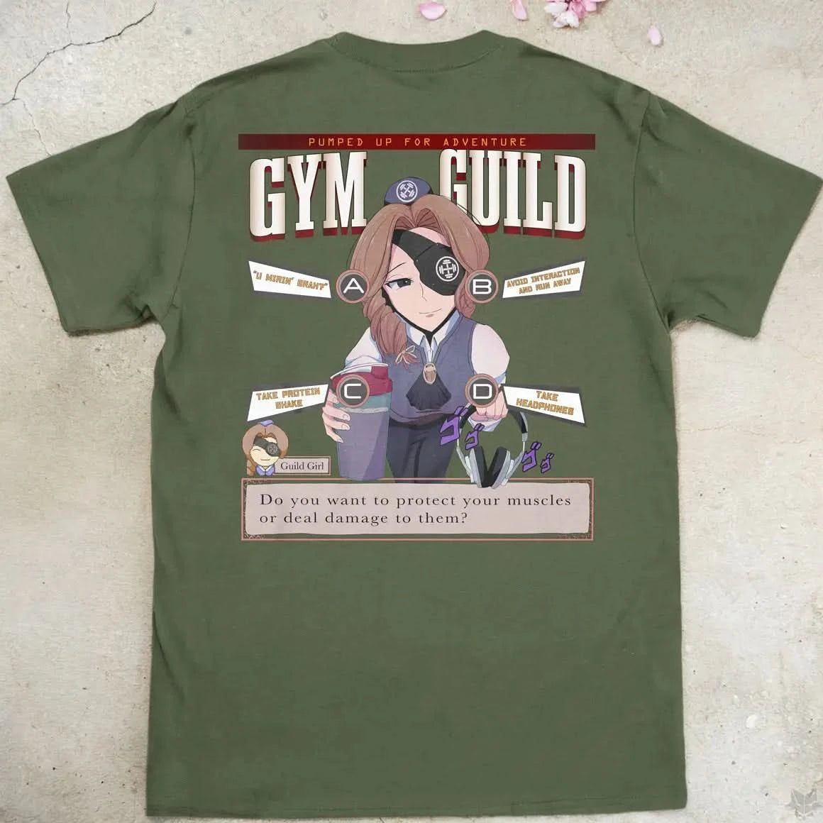 Gym Guild | back print ❀ T-shirt