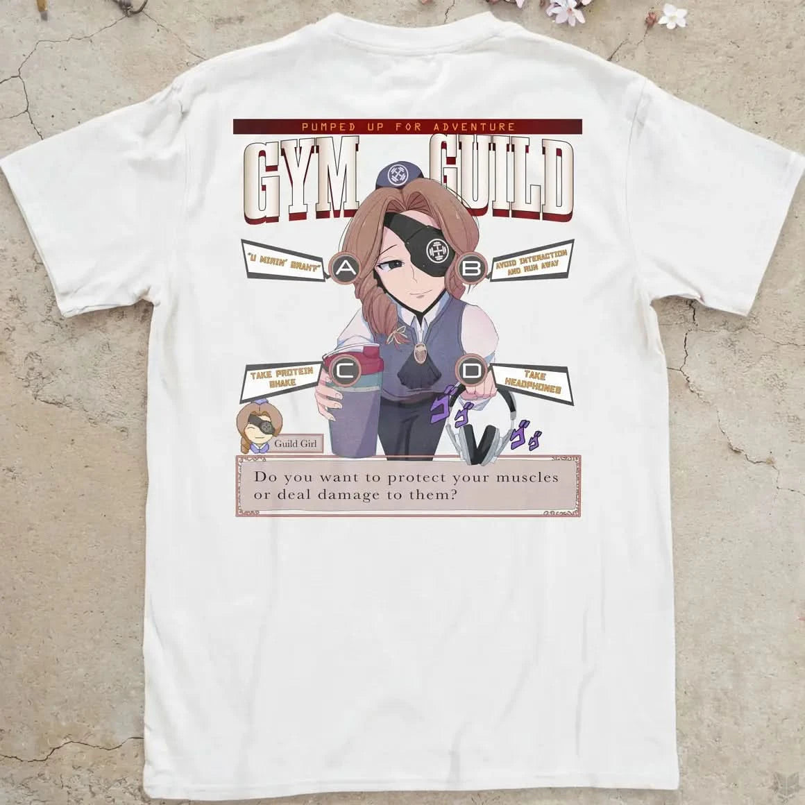 Gym Guild | back print ❀ T-shirt